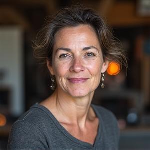 Προφίλ της Ελένης, Master Glassblower και πιστοποιημένης wellness coach.